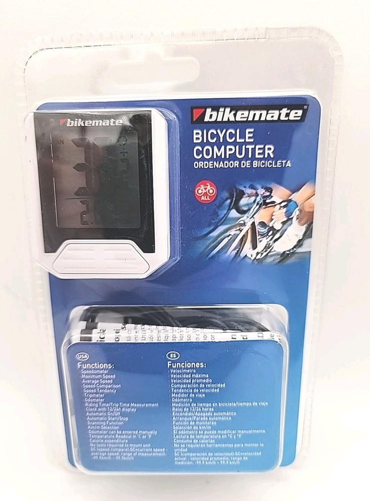 Bikemate Bicycle Computer Features Speedometer, Odometer, Trip Time