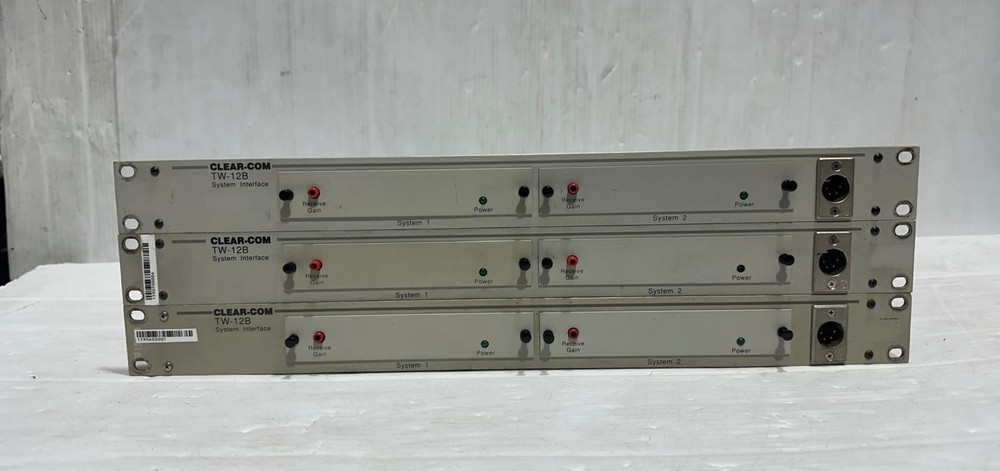 Clear-Com TW-12B Intercom System Interface #2455 (One)THS