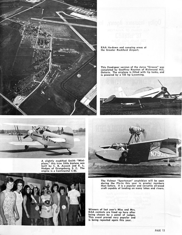 17th EAA Sport Aviation Convention & Exhibition 1969 Program, Rockford, IL