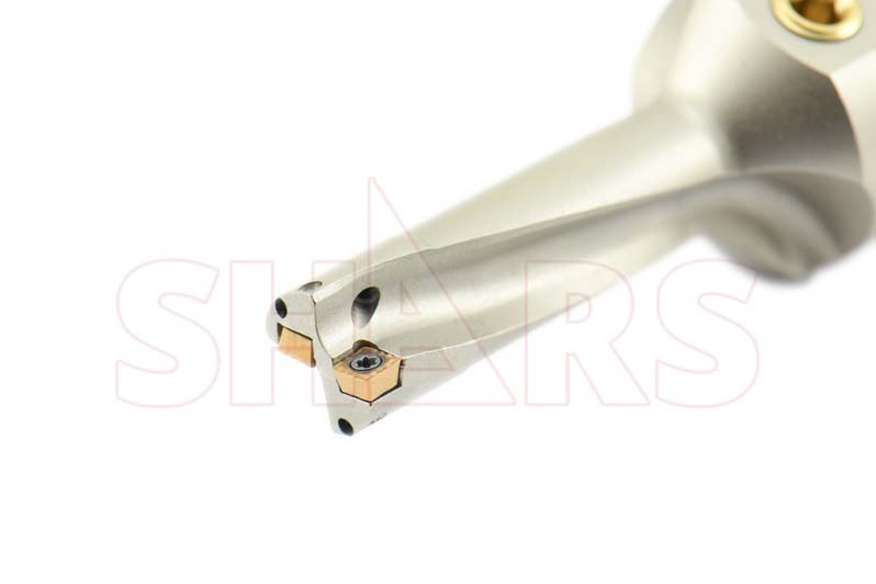 1PC 0.531" 3xD Coolant Through Indexable Drill + 2 SPMX Inserts !{