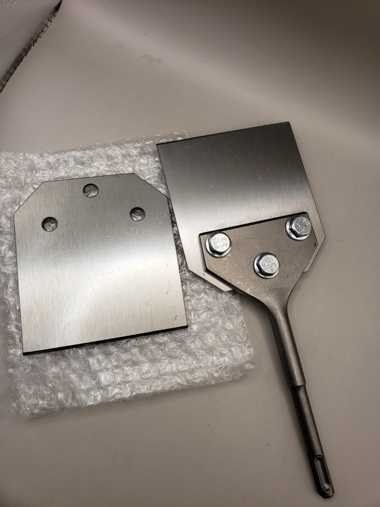 4-in Wide THINSET REMOVAL BIT, Floor Scraper, Plus Extra Blade 4 x 10