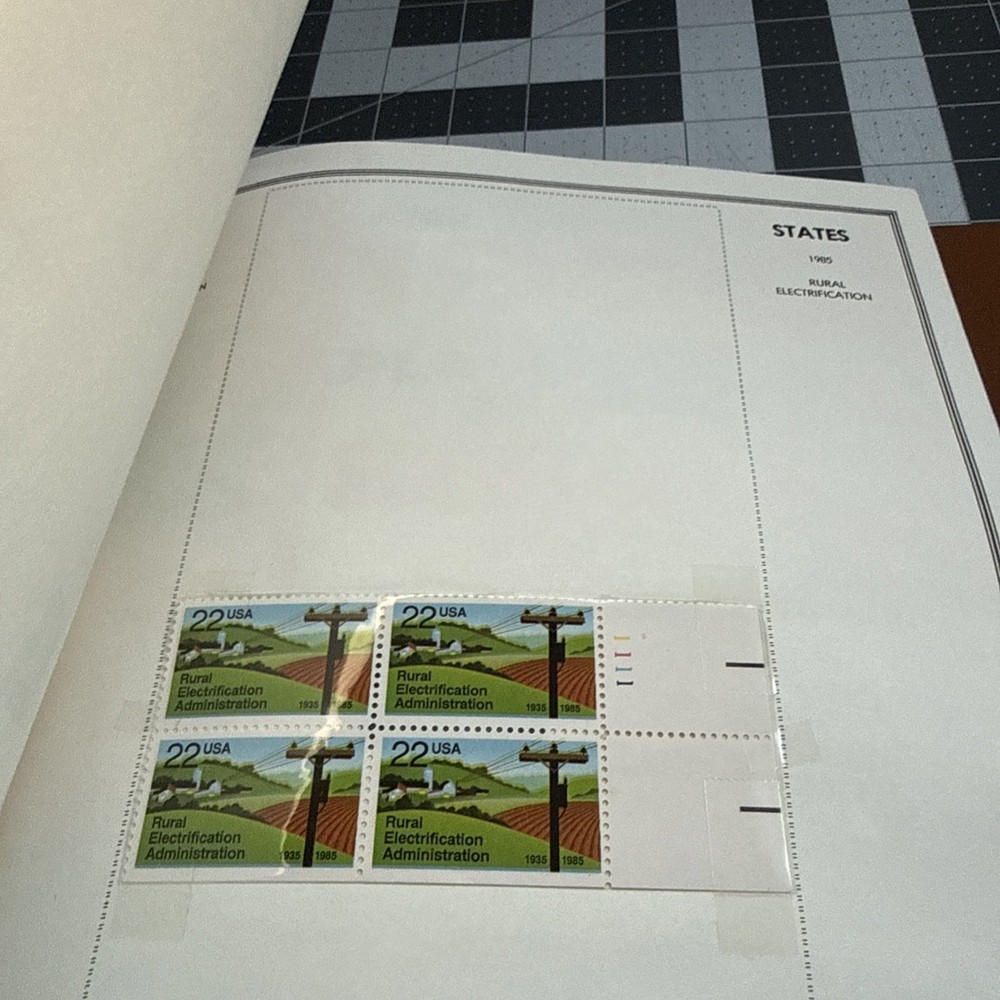 Harris Liberty US Plate Block Album