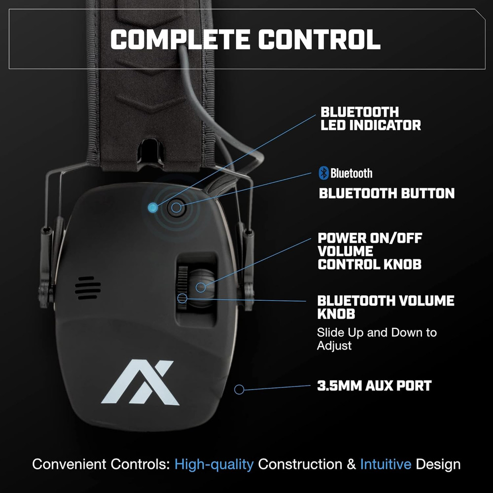 TRACKR Noise Cancelling Ear Muffs