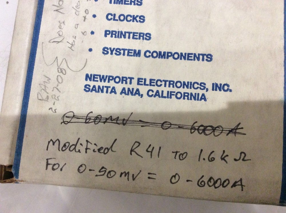 Newport Electronics 204B-1 Temperature Module