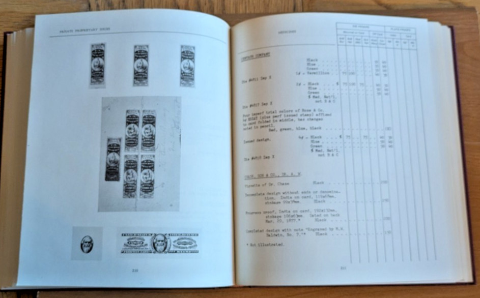 Essays & Proofs US Internal Revenue Stamps George E. Turner HC 1974