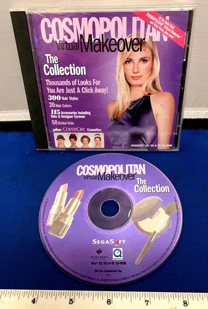 Cosmopolitan Virtual Makeover The Collection (PC WIN 95/98 & NT CD-ROM)
