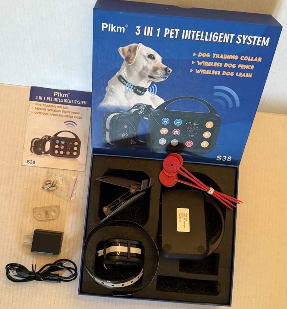 Pet Training Dog Collar Fence System
