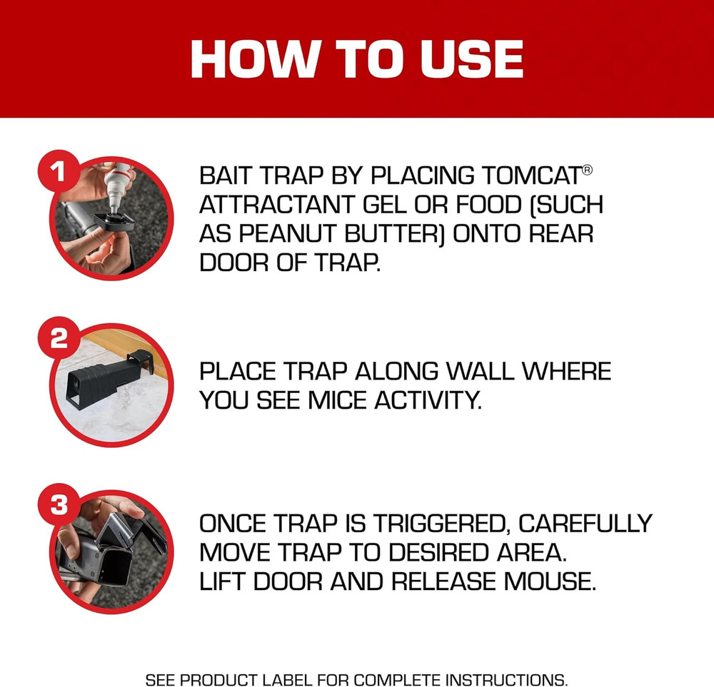 Live Catch Mouse Trap (Single Catch), 1 Trap