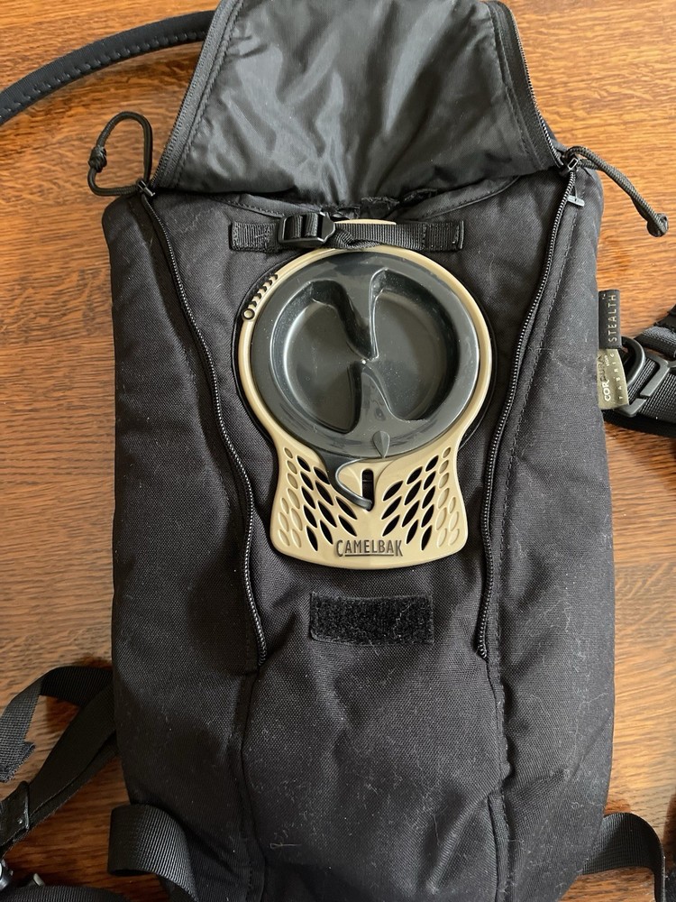 Camelbak Maximum Gear Stealth Hydration Backpack w/ Bladder - Black Adjustable