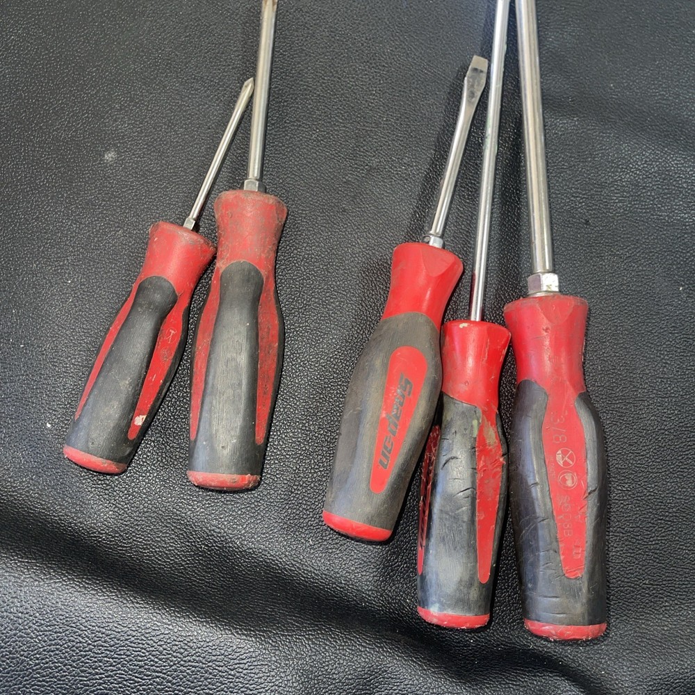 snap on red screwdriver set
