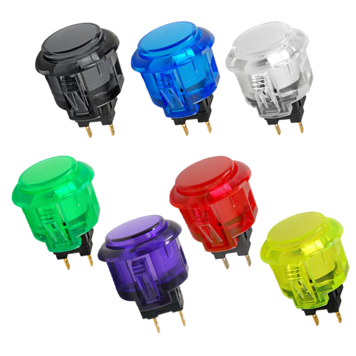 Tesi Switch DITO 24mm Arcade Button Guitar Kill Switch - 25 Colors Available!