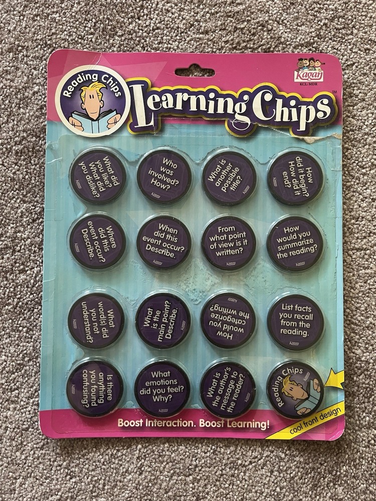 Kagan Learning Chips: Reading Comprehension New!