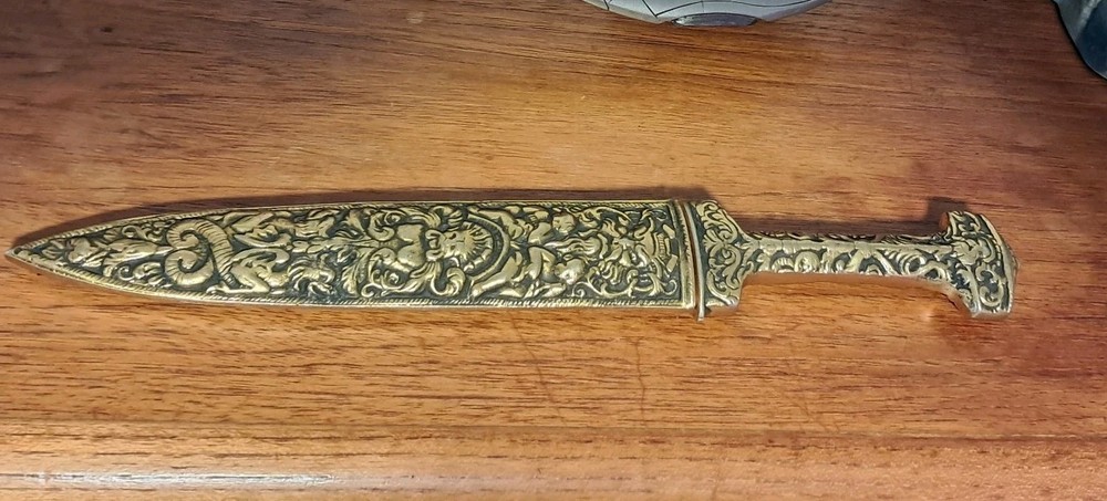 19th C Replica bronze khanjali Dagger Antique
