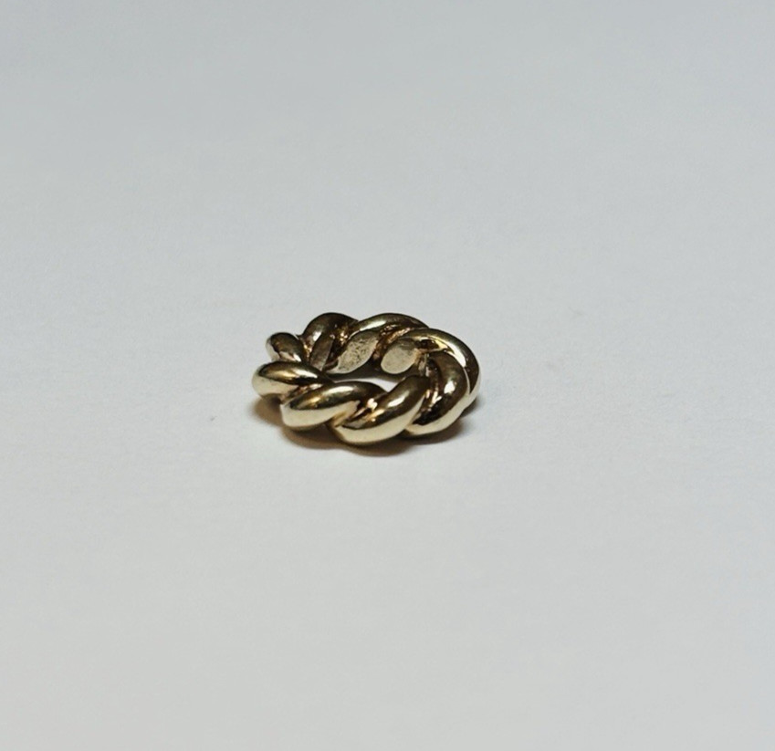 Pandora 14k Yellow Gold Twist Spacer Bead 750353 - STOCK