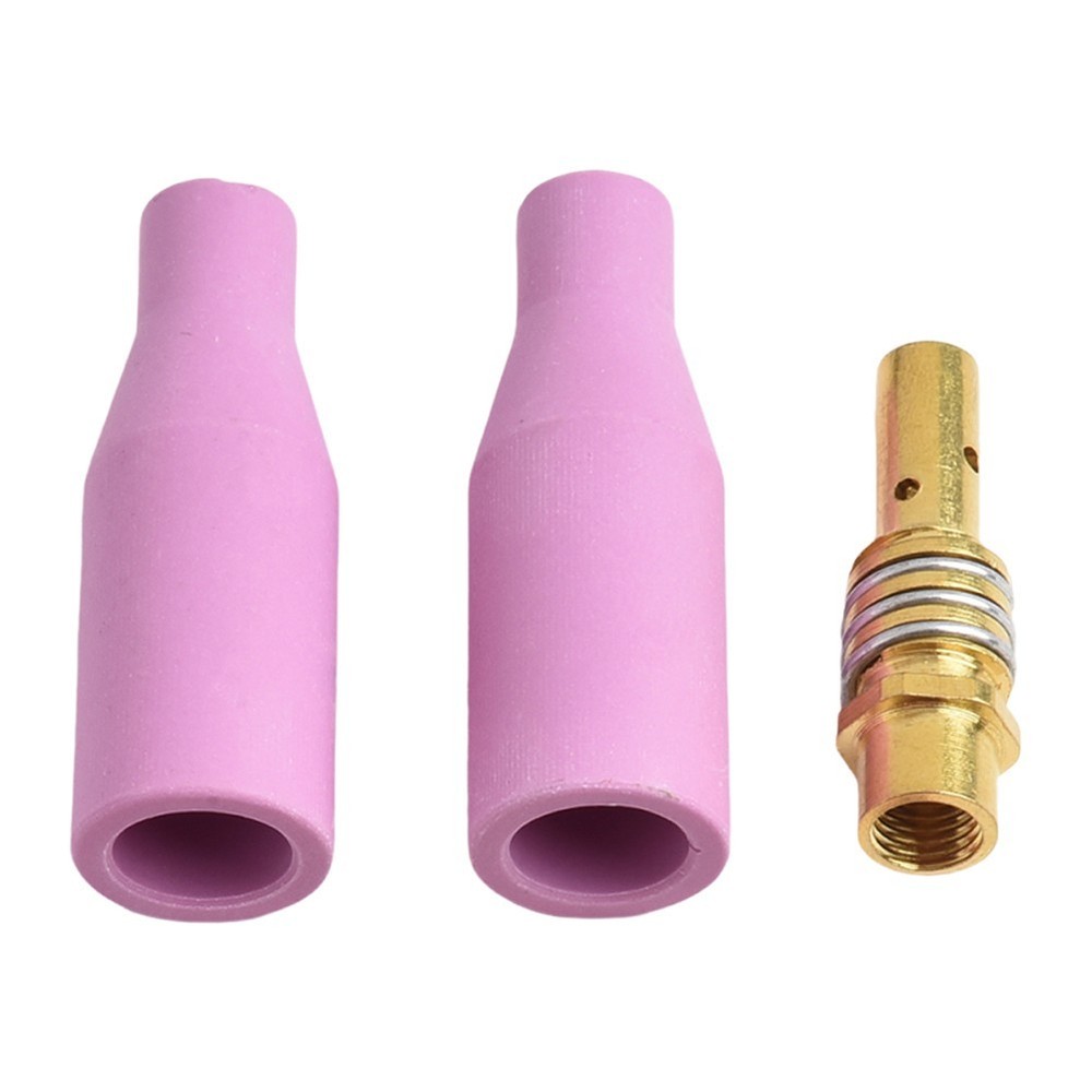 17PCS Welding Torch Nozzle Kit for MIG For 15AK Torch with Copper Tips