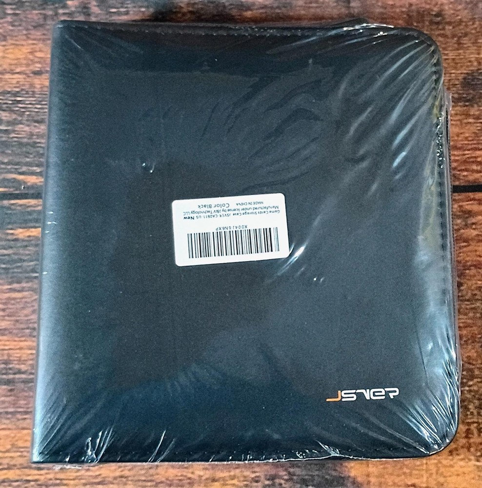Jasver Black Game Card Storage Case