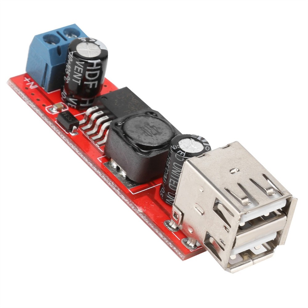 3A Step-Down Module Dual USB Output Vehicle Charging Output Module 5V/3A