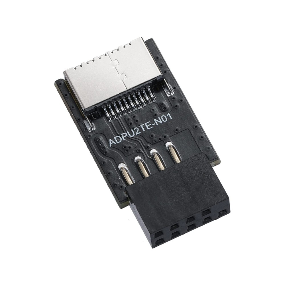 MZHOU USB 3.2 Type-E to 2.0 9-Pin 9PIN, Black-USB 9pin Type E