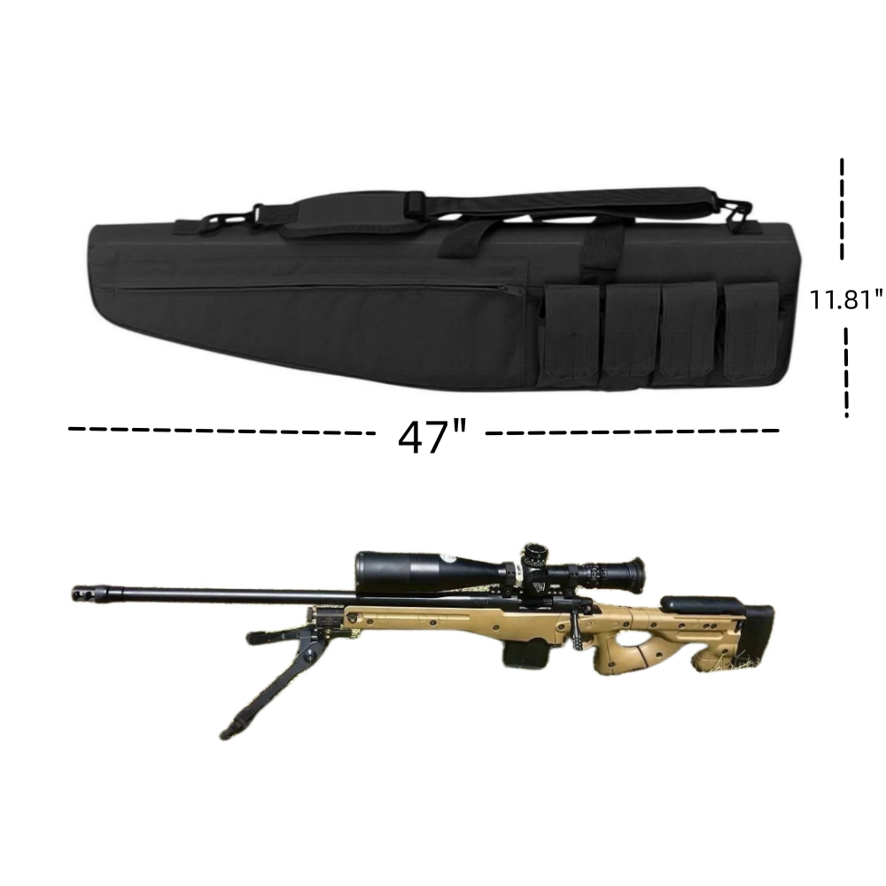 39" 47" Soft Rifle Shotgun Case Hunting Gun Carry Padded Storage Tactical Bag