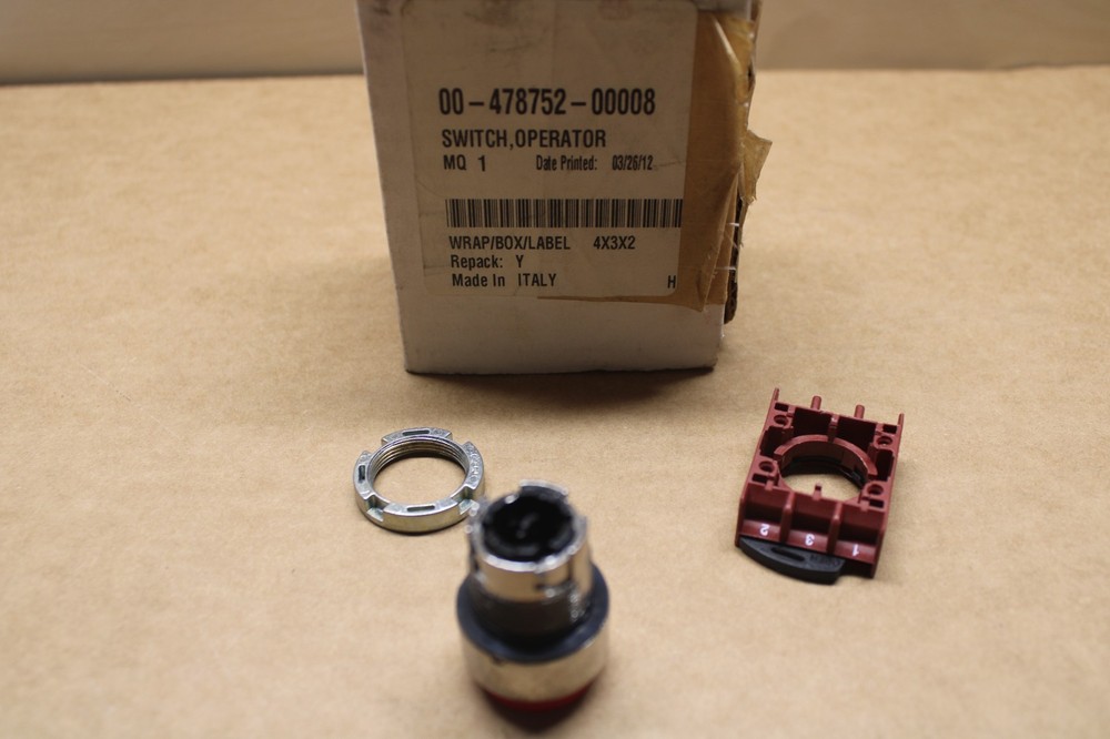 Hobart, MG1532/2032 Operator Switch, Push Button, Red, Stop