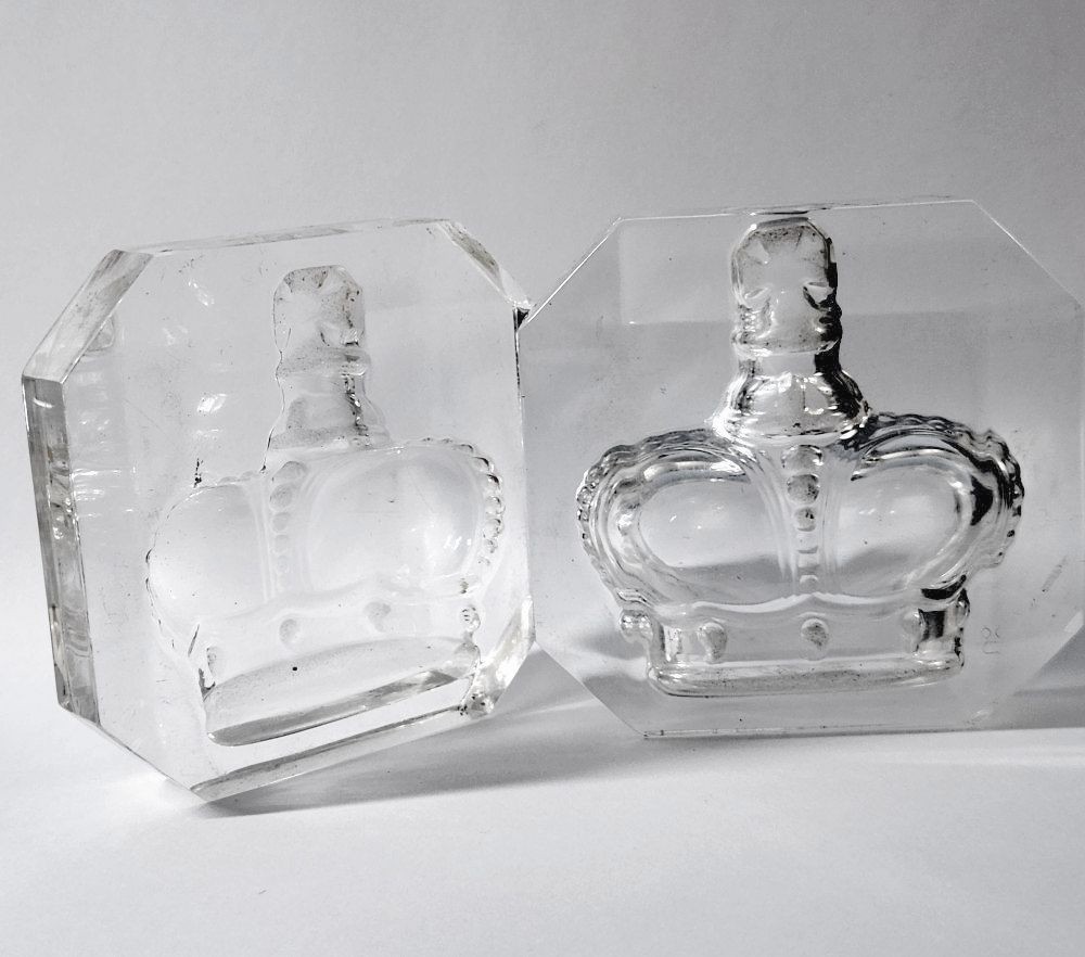 Lucite Case For Prince Matchabelli Crown Jewel Perfume Bottle