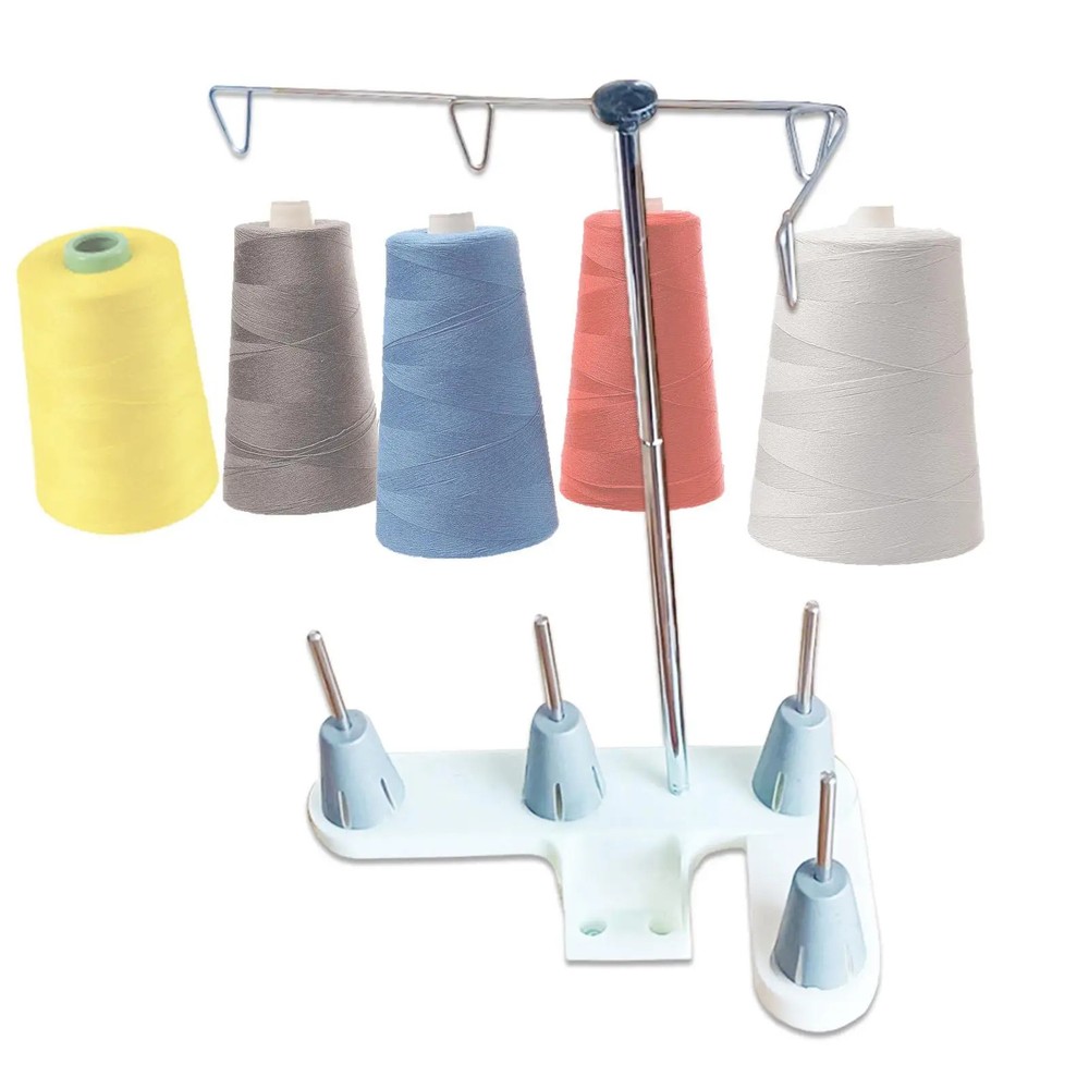 Thread Spool Holder Thread Stand with 4 Cones Simple to Use