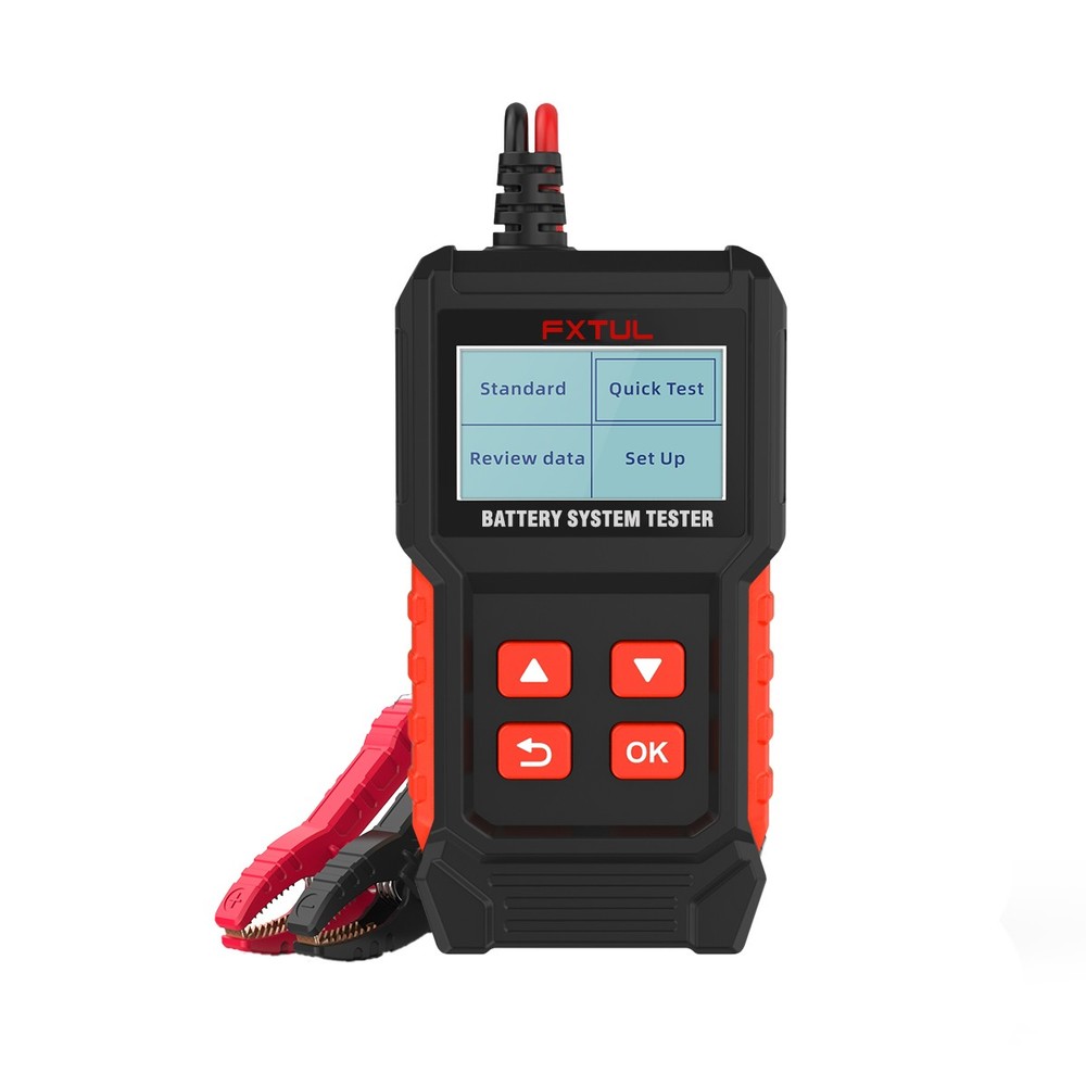 FXTUL BT50 Motorcycle Battery Load Tester 20-2000CCA Cranking Charging Analyzer