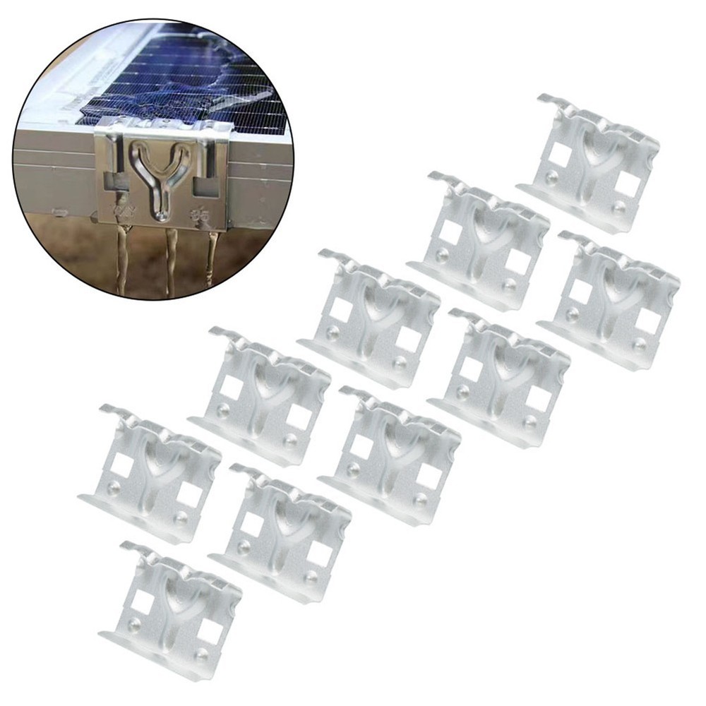 10 Pack Solar Panel Drain Clips for Improved Energy Efficiency and Performance