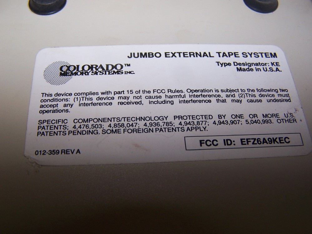Colorado Systems Jumbo External Tape System