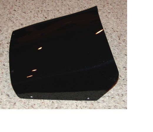HONDA NIGHTHAWK CB700S WINDSCREEN/WINDSHIELD BLACK W/TRIM 84-86'