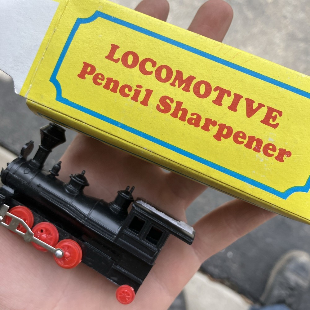 1970s Pencil Sharpener Locomotive Pencil Sharpener Plastic B17