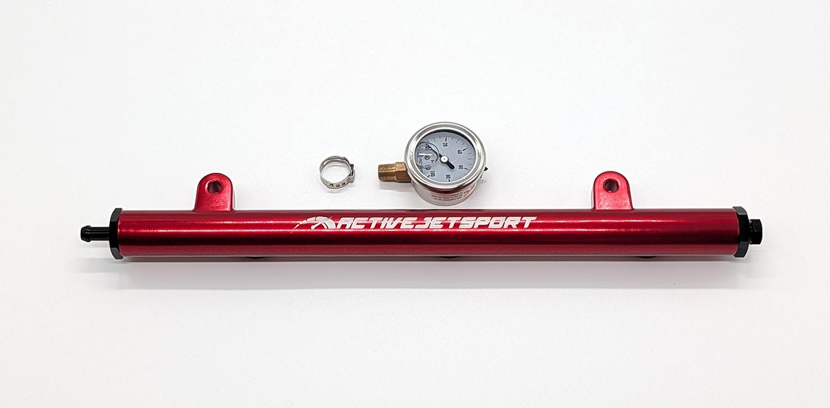 Sea-Doo Billet Aluminum Fuel Rail Kit (Red)