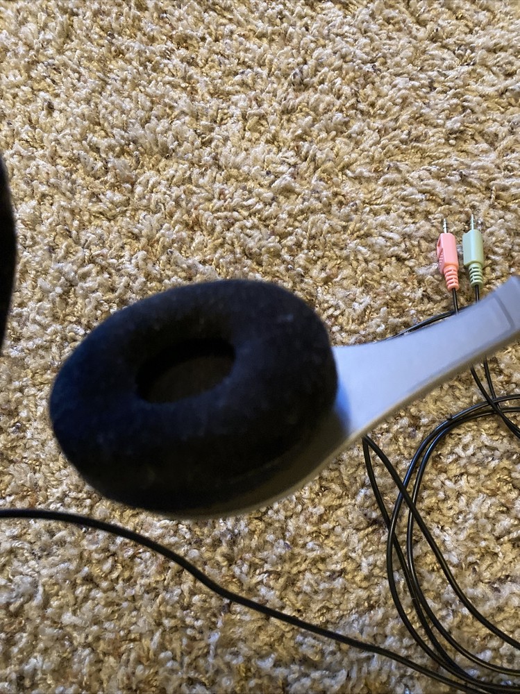 CYBER ACOUSTICS SLVR STEREO HEADSET/MIC