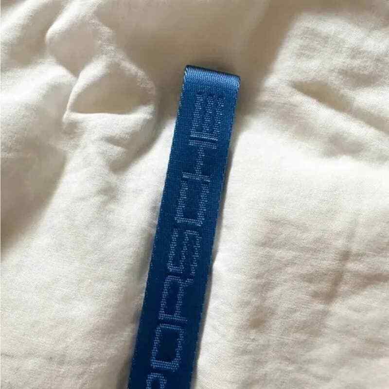 Porsche 911 GT3 Door Pull Handle OEM Keychain Strap Shark Blue Lanyard Ring