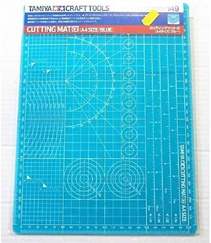 Tamiya Craft Tool Series No.149 Cutting mat α A4 Size / Blue Plastic Model