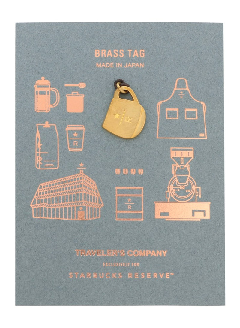 TRAVELER'S notebook Starbucks Reserve Roastery Tokyo Brass Tag Mug