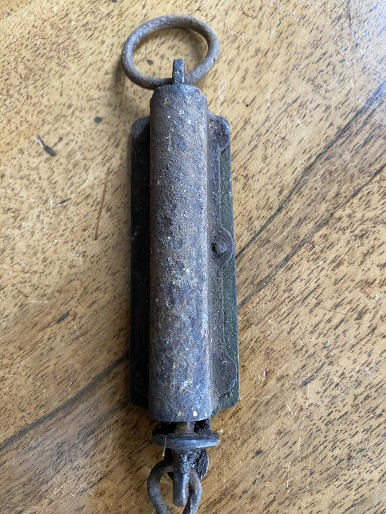 Vintage Small Spring Balance with Hook 18 cms Long