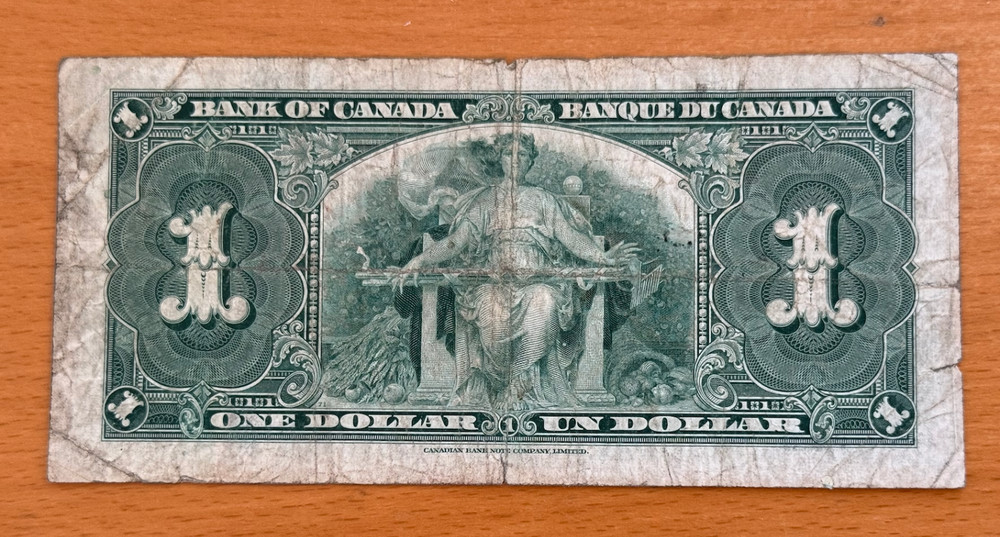 Canada 1937 1 Dollar Circulated Note