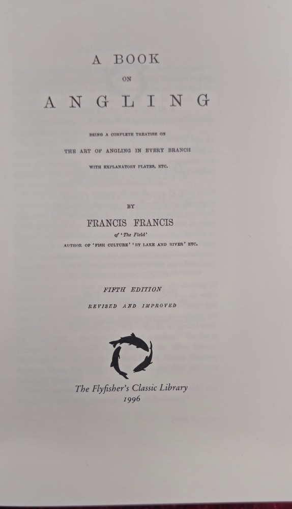 A Book on Angling Francis Francis