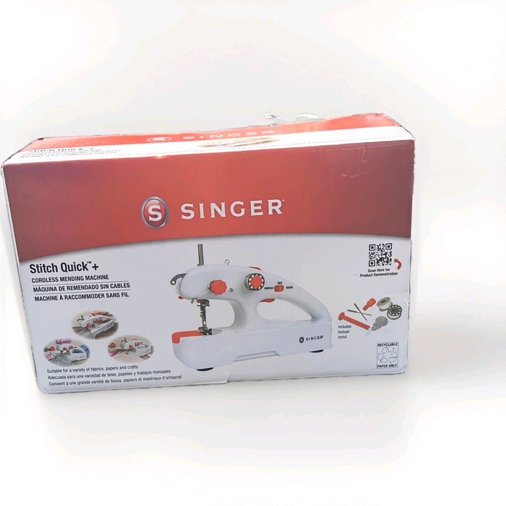 SINGER Stitch Quick Plus Cordless Handheld Portable Sewing Machine