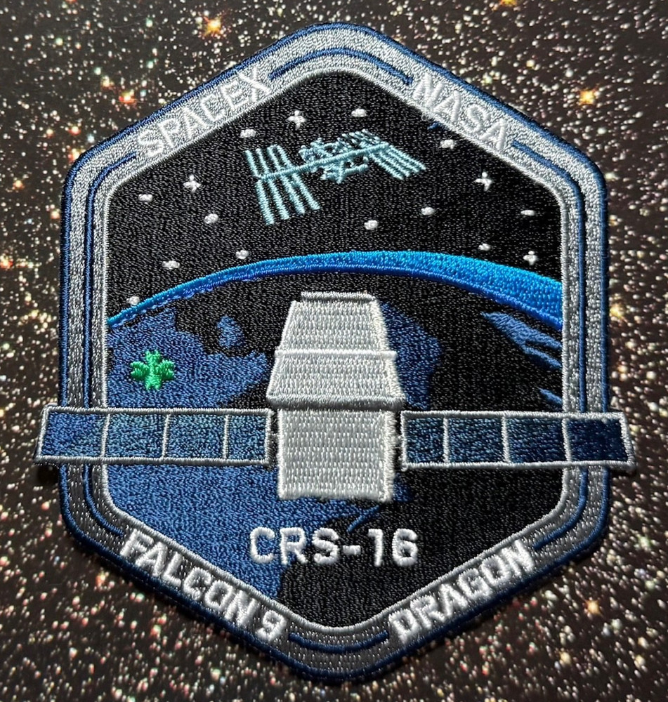 CRS-16 AUTHENTIC SPACEX SPACE-X PATCH 🚀