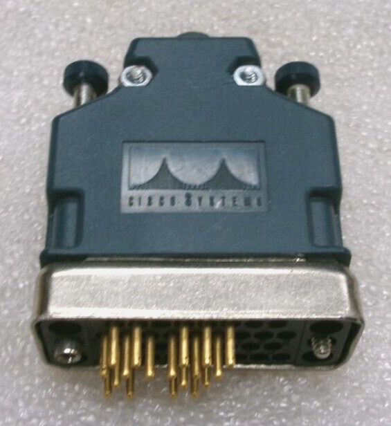 CISCO SYSTEMS 37 PIN 4-ROW PLUG SERIAL PORT COMPONENT #282M