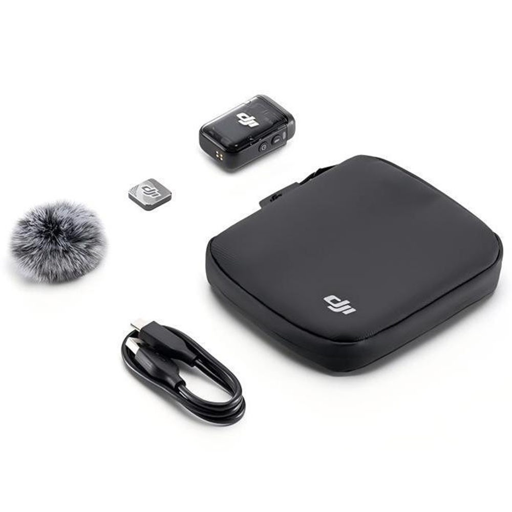 DJI Mic 2 Transmitter/Recorder with Built-In Microphone (Shadow Black)
