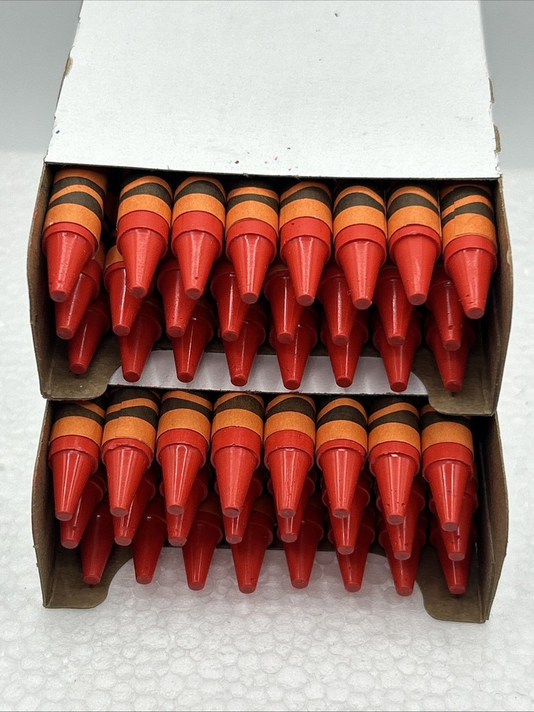(48) Crayola Crayons (mango tango) BULK