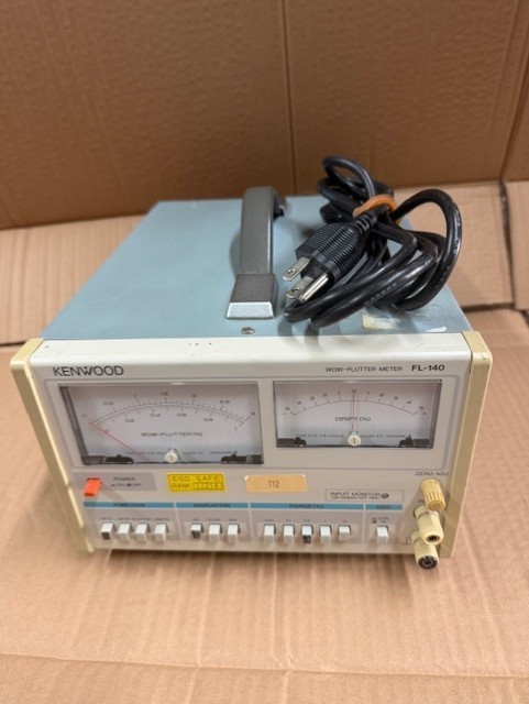 TESTED WORKING KENWOOD FL-140 WOW - FLUTTER METER EXELLENT