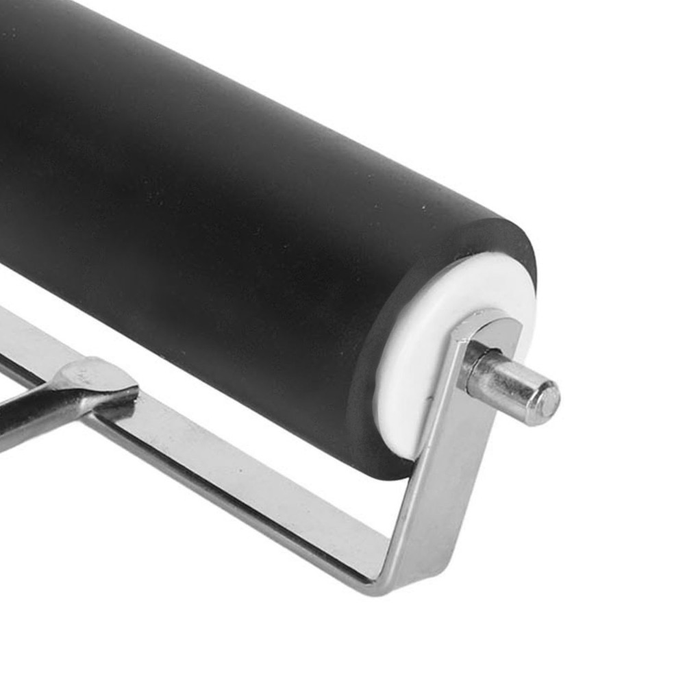 Rubber Brayer Roller Sturdy Wide Ink Roller For Printmaking Stamping