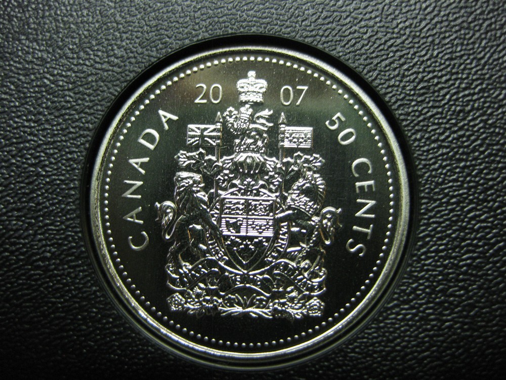 2007 Canadian Specimen 50 Cent ($0.50)