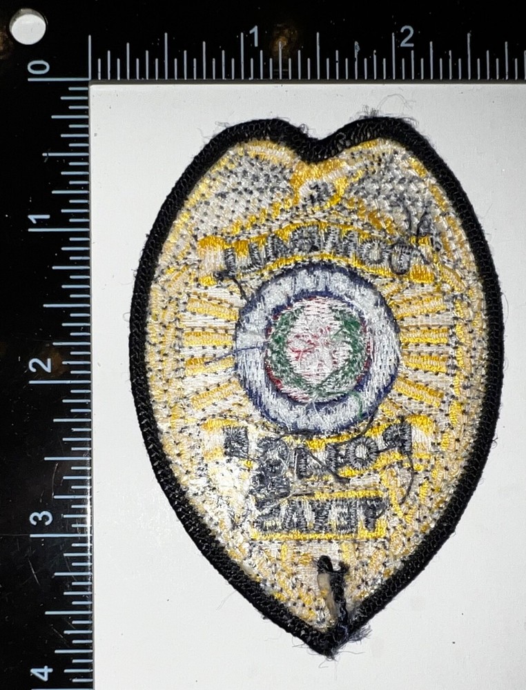 OBSOLETE Tomball Texas TX Police Patch