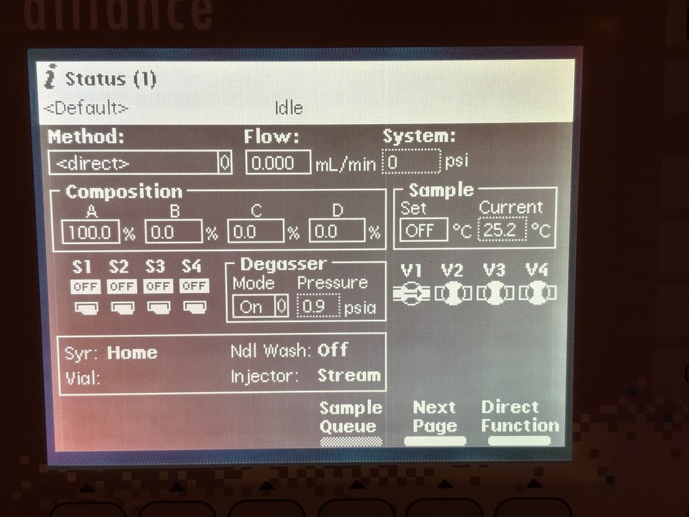 Waters HPLC System with e2695 Separations Module 2475 Fluorescence and 2998 PDA