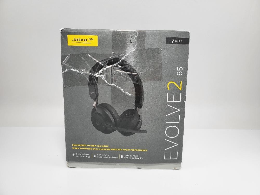 Jabra Evolve2 65 Stereo Wireless Headset Black Bluetooth
